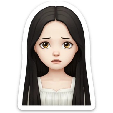 Samara in the ring movie sticker