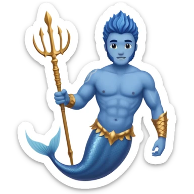 Merman sticker