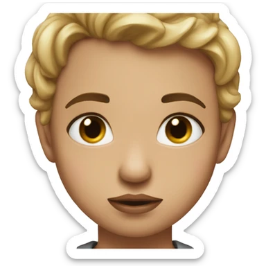 Pouty lip ￼ sticker