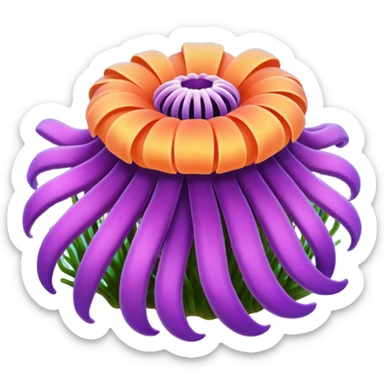 sea anemone sticker