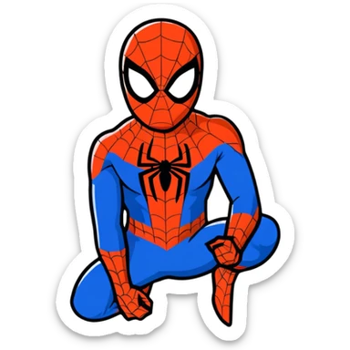 Spider-Man superhero sticker
