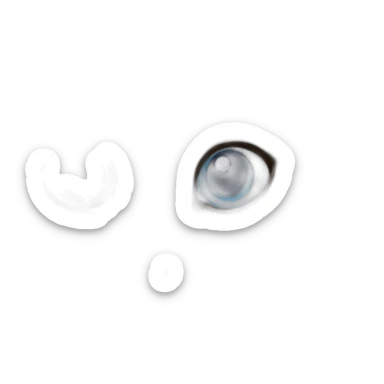 Ragdoll cat with blue eyes sticker