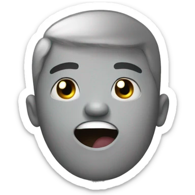 a person who is in fear of missing out on something sticker