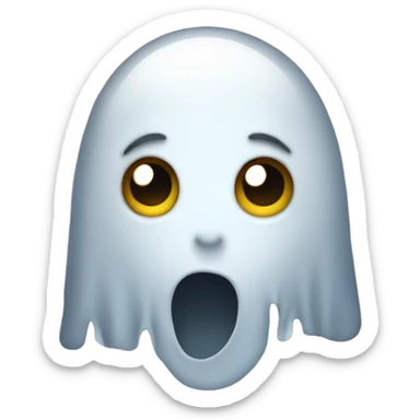 a ghost cute sticker