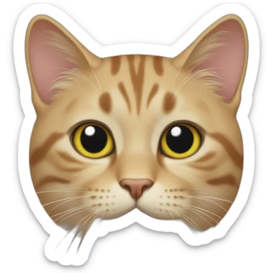 Cat cat sticker