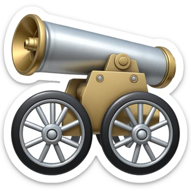 A cannon for Arsenal FC for my X profile  sticker