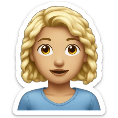 Garçon embrasse fille sticker