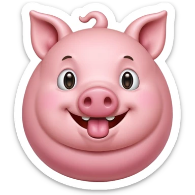 Sweet tooth pig sticker