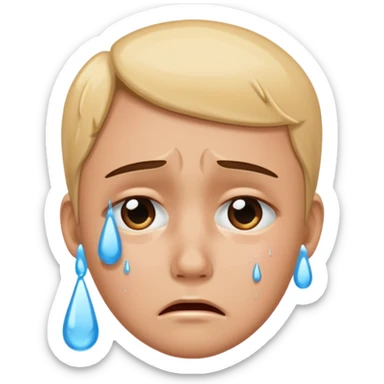 Unc crying sticker