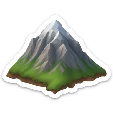 Mountain sticker