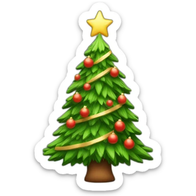 sapin de noel sticker