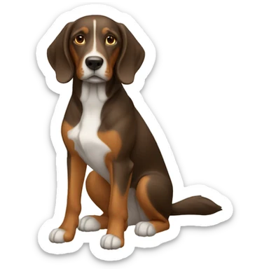 hunting dog sticker
