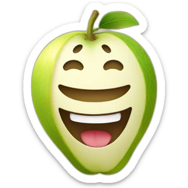 smiling fruit from japan sticker