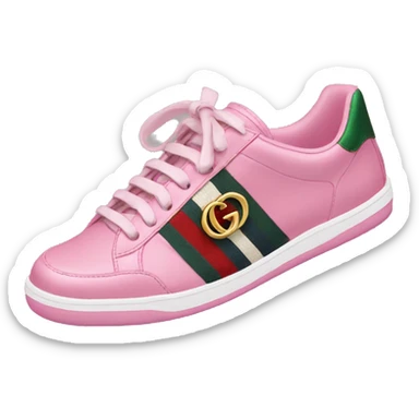 Pink Gucci sneakers sticker