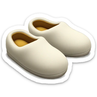 Bed slippers sticker