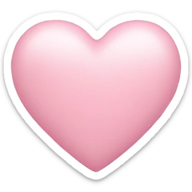 Baby pink heart sticker