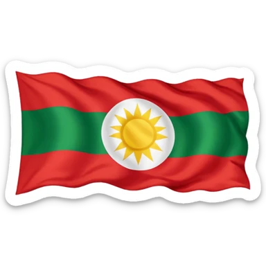 Kurdistan flag sticker