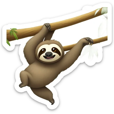 Sloth sticker