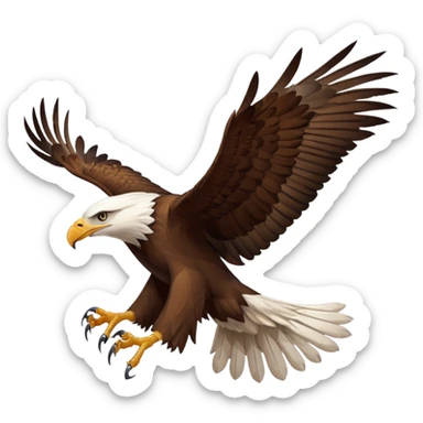 freedom eagle sticker