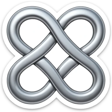infinity symbol sticker