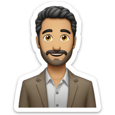 یه دختر با موهای سیاه مشکی و چشم های قهوه ایی با لباس قرمز و گوشواره ستاره و شلوار چهار خونه قرمز  sticker