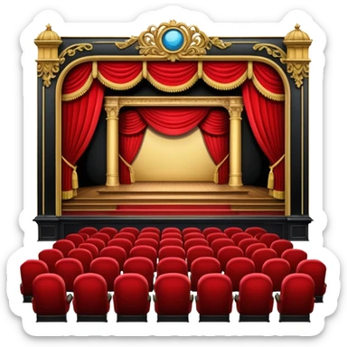 Concert theater sticker
