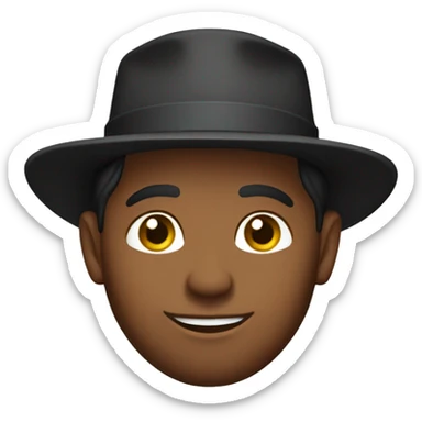 Carmel skin Amish guy sticker