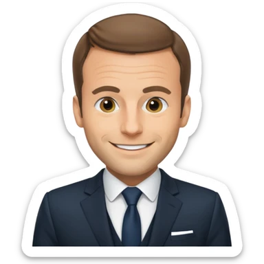 Macron sticker
