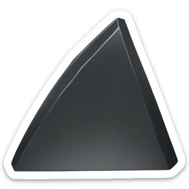 black pointed anvil sticker