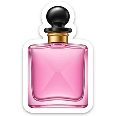 Pink perfume sticker