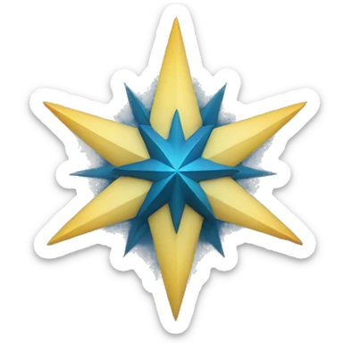 Nine sided star of baha'i sticker