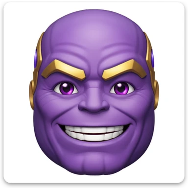 Thanos emoji sticker