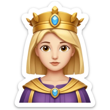 athena, wise and posing sticker