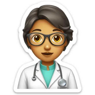 LABORATORY GIRL sticker