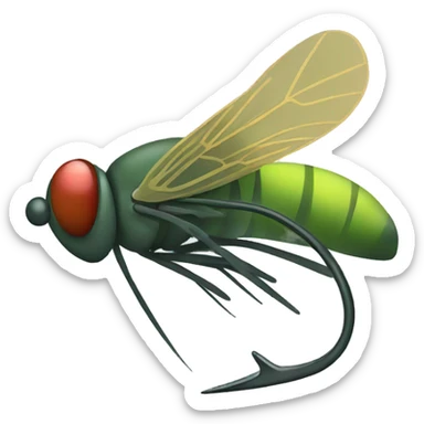 fly fisher sticker