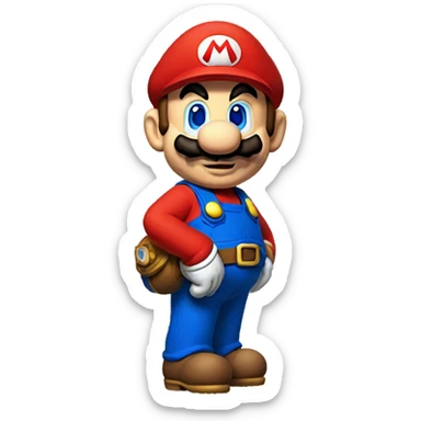 super mario sticker