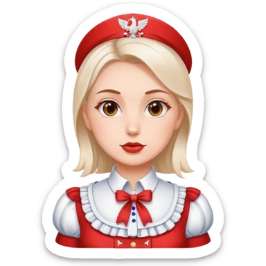 nationalist nationalist nationalist patriot patriot polish woman  sticker