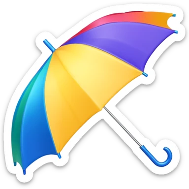  Umbrella 3D emoji png sticker