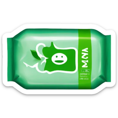 A container of Wintergreen Zyn pouches sticker