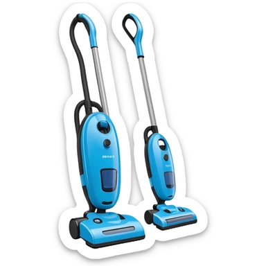 blue cordless vacuum sticker