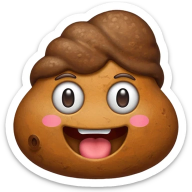 Poop emoji with SuperMicro logo sticker