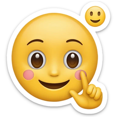 Selfie emoji sticker