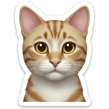Cat cat sticker