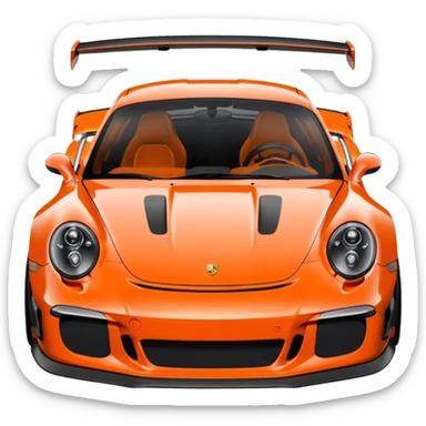 Cree une Porsche gt3 rs sticker