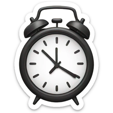 clock that says 10:00 pm sticker