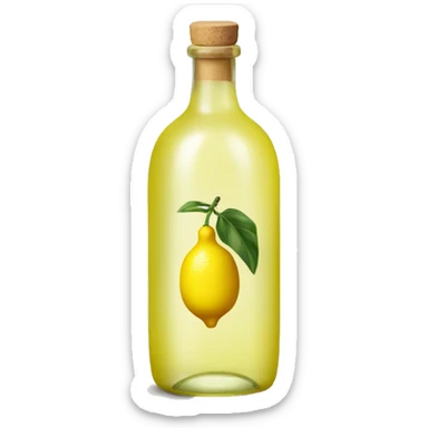 a single bottle of limoncello sticker
