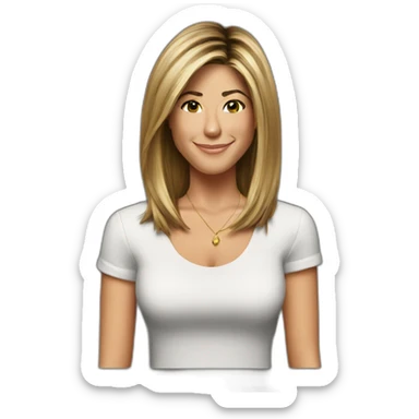 Jennifer aniston friends sticker