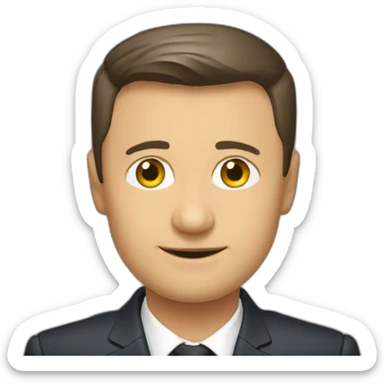 Volodymyr Zelensky sticker