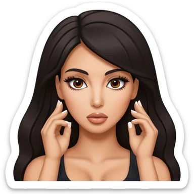 Kim Kardashians arches sticker