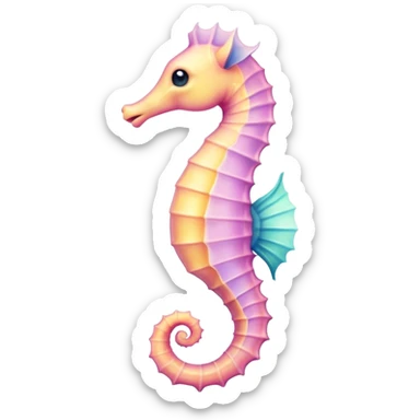 sea horse sticker